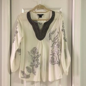 Ali Miles | Boho Chic Blouse | Beaded